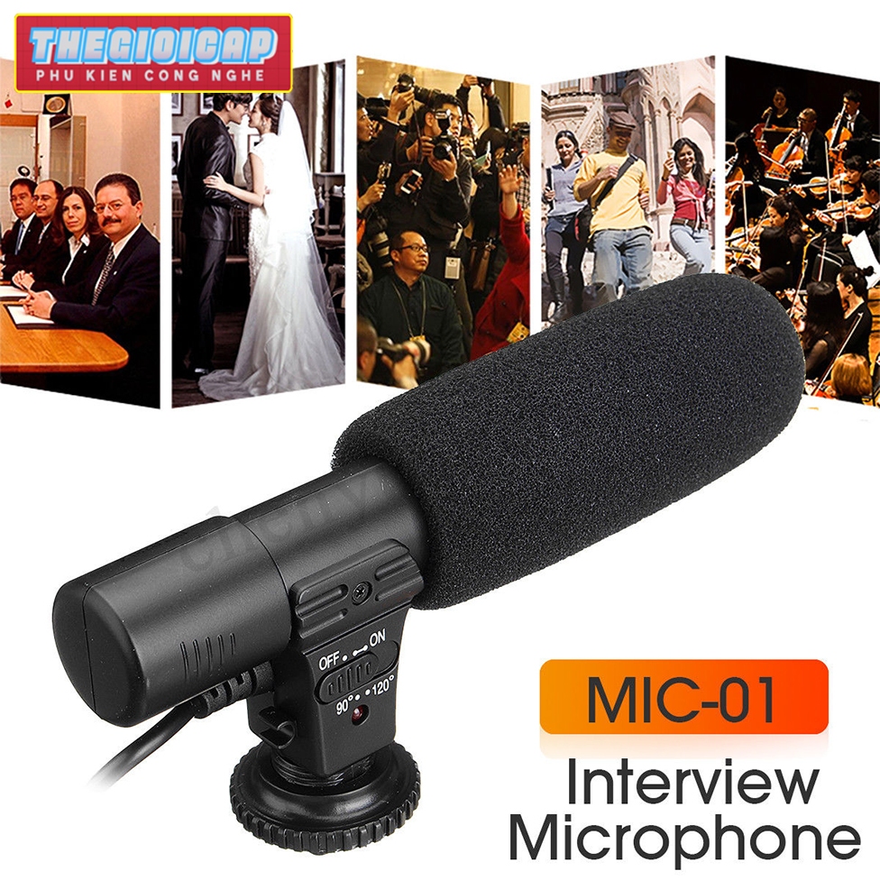 Microphone Dùng Cho Máy Ảnh Canon,Nikon MIC-01