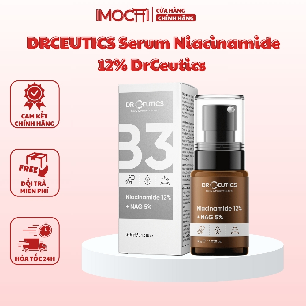 DRCEUTICS Serum Niacinamide 12% DrCeutics Giảm Thâm Sáng Da Kiềm Dầu