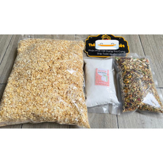 COMBO TIẾT KIỆM nuôi chuột hamster gồm 3 món: thức ăn, cát tắm, mùn thơm lót chuồng