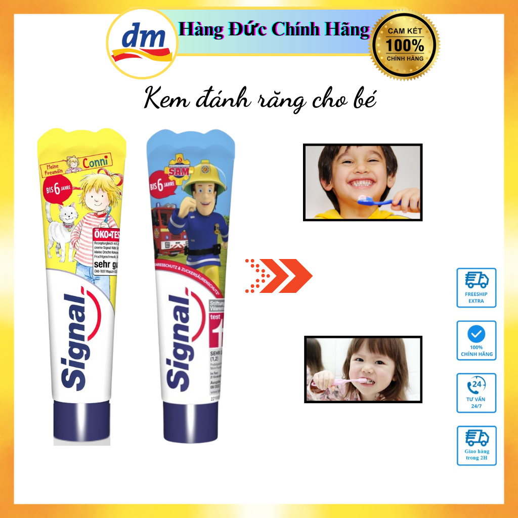 Kem đánh răng signal cho trẻ Đức 50ml