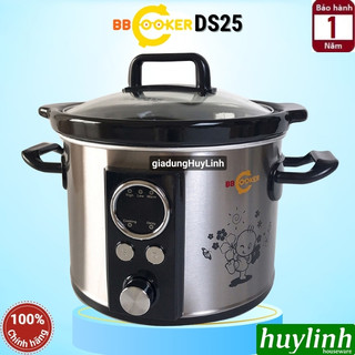 Nồi nấu cháo chậm tự động bbcooker ds25 - 2.5 lít - thương hiệu hàn quốc