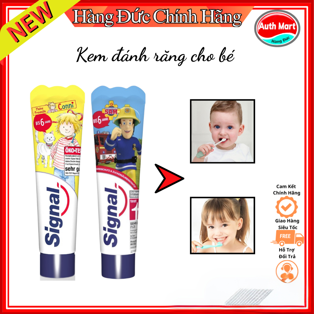 kem đánh răng signal cho trẻ Đức 50ml