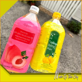 Nước ép 2 Vị Lê + Đào Chưng Đường Phèn