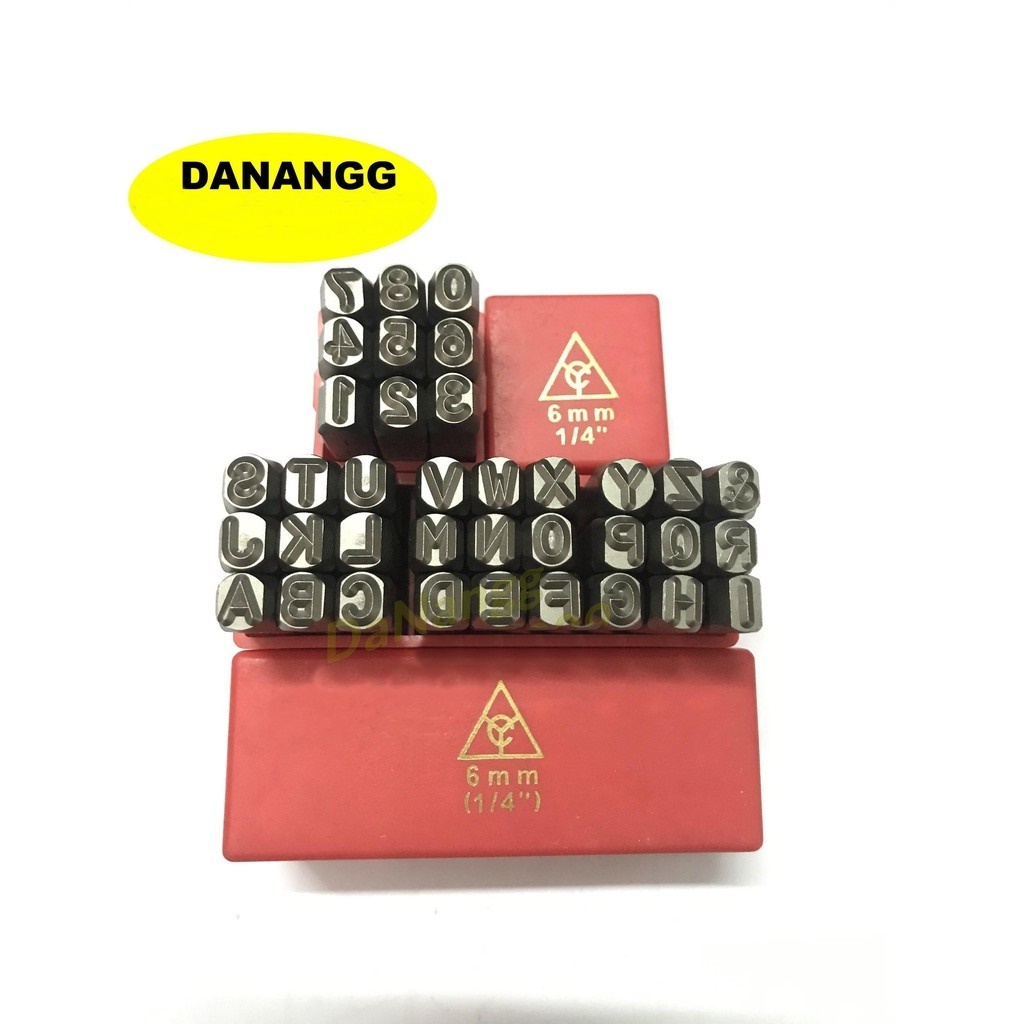 Bộ đục chữ số 6mm