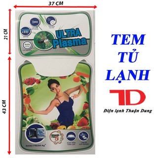 Miếng dán tủ lạnh, tem trang trí tủ lạnh mẫu 3