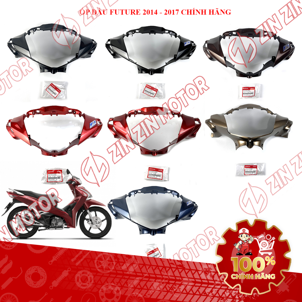 Ốp Đầu Future 125 Mập, Future 125 Fi , Future BXC 125 2014 2015 2016 2017 Chính Hãng - ZZM