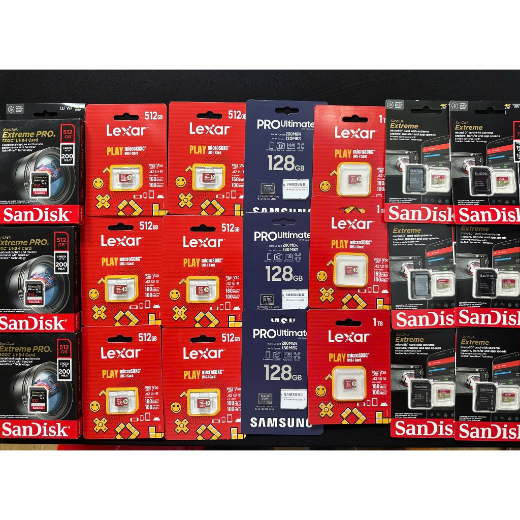 Thẻ Nhớ Samsung Sandisk - Lexar Chính Hãng