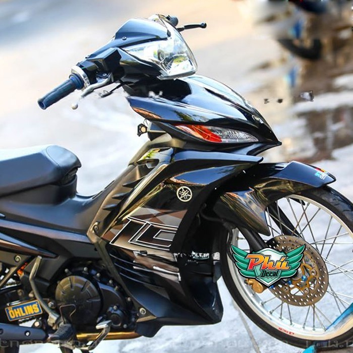 Tem rời Exciter 2011-2014 LC đen xám (W)