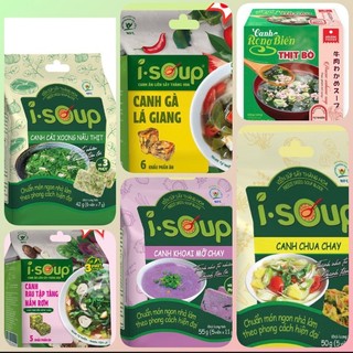 DATE T06-9/2025- COMBO 5 TÚI Canh ăn liền 3 phút chuẩn vị Mẹ nấu, có 13 vị KHÁCH CHỌN