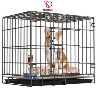  Chuồng nuôi chó mèo lớn NAN VỪA cún 10kg 17kg dạng lồng gấp gọn sơn tĩnh điện Hoshi Pet CN03 