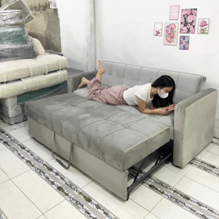 Sofa Kéo Thành Giường (Ghế Bed Đa Năng Thông Minh) Kích Thước Ngang Phủ Bì 1M9 Hình Ảnh Và Clip Được Shop Quay Chụp Thật