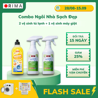  2 Xịt Tủ Lạnh khử mùi ORIMA NHẬT BẢN & 1 Chai Nước Vệ Sinh Máy Giặt, Lồng Giặt loại bỏ cặn bẩn ORIMA NHẬT BẢN
