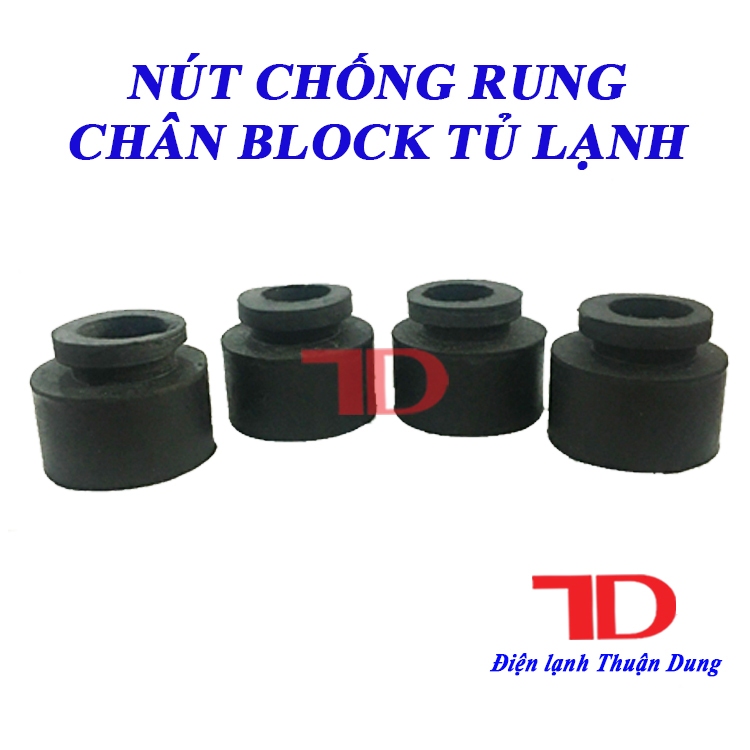 COMBO 4 Nút chống rung chân Block Tủ Lạnh