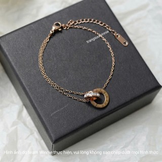 Lắc tay nữ titan Bicy Vàng hồng