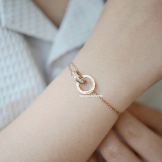 Lắc tay nữ titan Bicy Vàng hồng