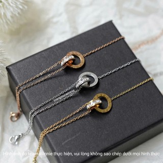 Lắc tay nữ titan không đen gỉ Bicy Vàng gold