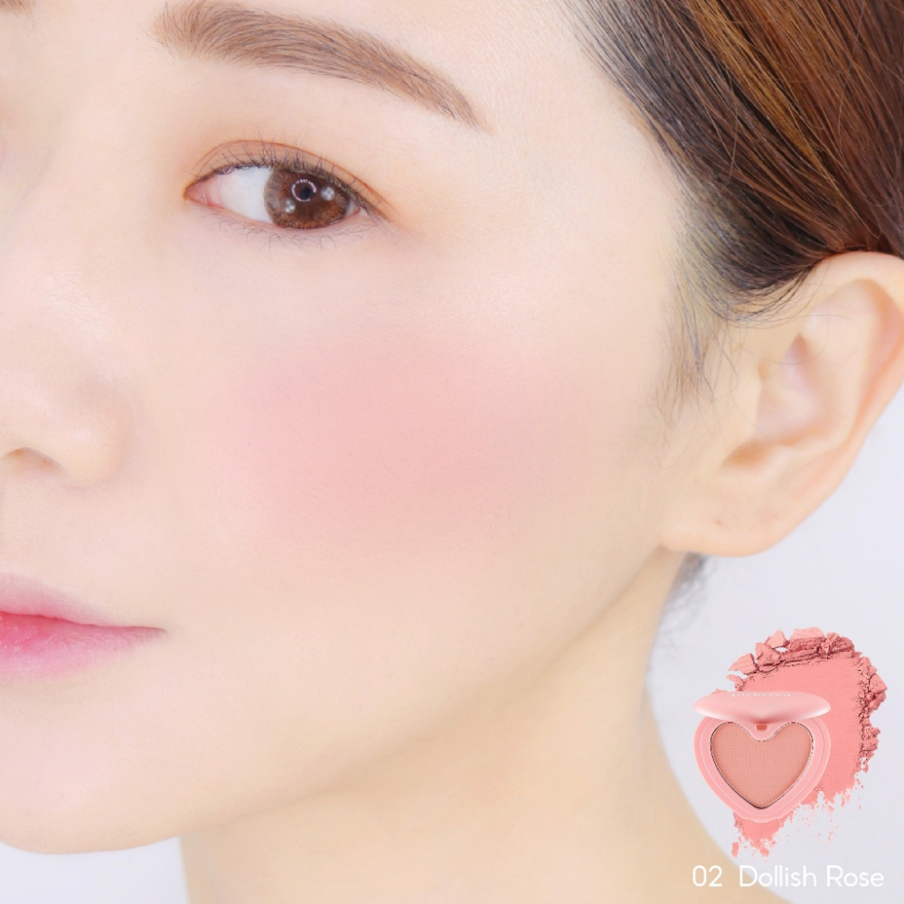 Phấn Má Hồng DẠNG NÉN Nhỏ Gọn LILYBYRED Luv Beam Cheek 4.7g