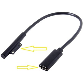 cáp sạc type-c cái (nữ) sang chân sạc surface