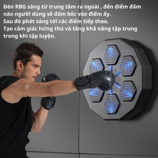  Máy Đấm Bốc Theo Nhạc Thông Minh Music Boxing Tập Thể Thao Tại Nhà 