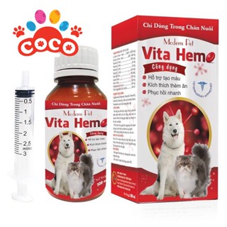 Thuốc bổ máu Vita Hemo - kích thích ăn uống cho chó mèo