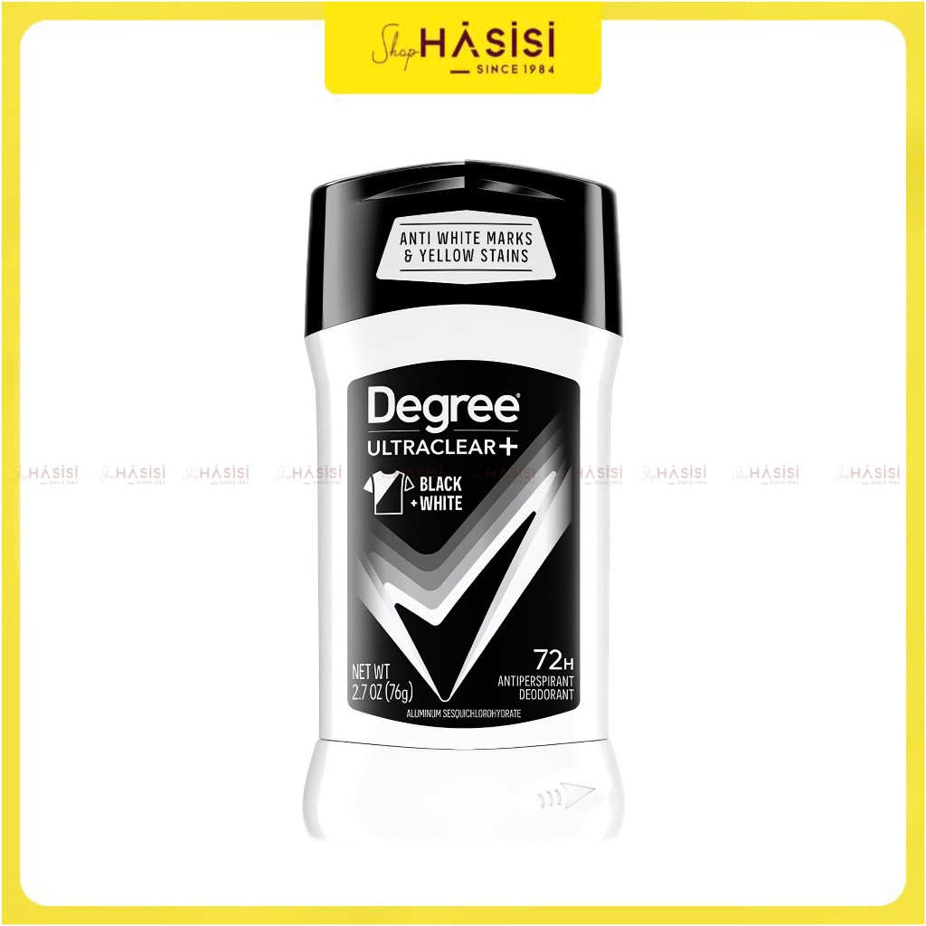 Lăn Khử Mùi  DEGREE - Men Motion sense Ultraclear Black + White 76g