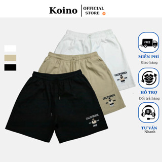 Quần short kaki Koino nữ USA lưng thun vải kaki mềm cao cấp phong cách đường phố