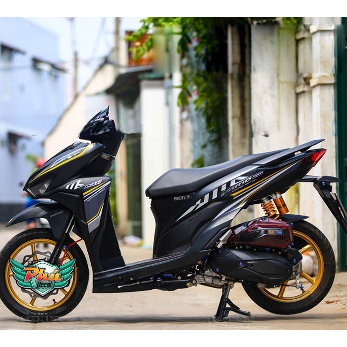 Tem rời Vario Xe đen xám , tem 3 lớp bền màu