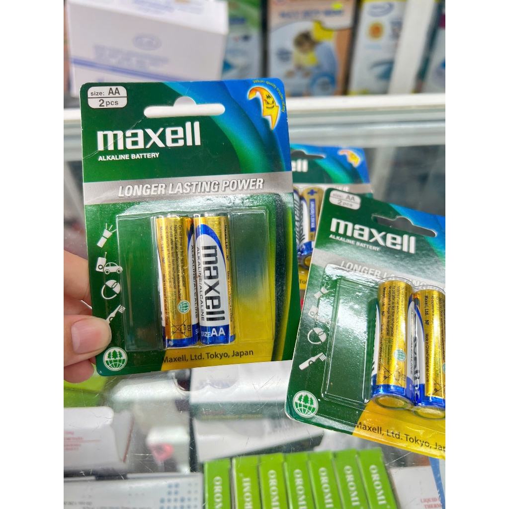 Pin AA, AAA Maxell ( vỉ 2 viên)