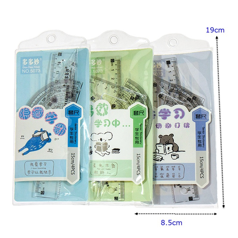 COMBO 2 BỘ THƯỚC BỘ - BỘ THƯỚC 4 CÂY