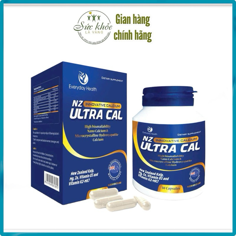 Viên Canxi NANO NZ-ULTRA CAL hỗ trợ điều trị cho người bị loãng xương, giúp xương chắc khỏe