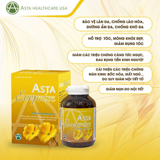 Viên uống làm đẹp AstaEveprim giúp điều hoà nội tiết tố nữ lọ 90 viên