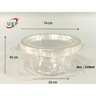 Set 2000 hủ sốt 4oz ( 120ml ) nắp liền UKP - Đựng sốt, tương ớt