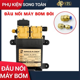 Đầu Nối Ren 18 Chuyển Ra Ống 6 8 10 12 Thông Dụng Cho Máy Bơm Đôi Sinleader & Lắp Đặt Phun Sương