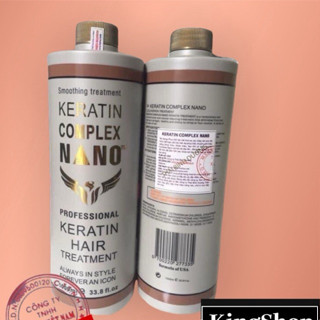 [ DEAL SỐC ] Phục Hồi Hấp Tóc Keratin NaNo Complex Chuẩn Thơm Cafe 1000ml Phục Hồi Tóc Nát Trẻ Ngọn Hư Tổn Nặng