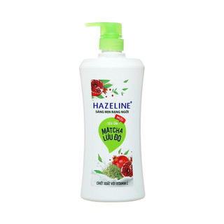 Sữa tắm dưỡng sáng da Hazeline Matcha lựu đỏ 670g