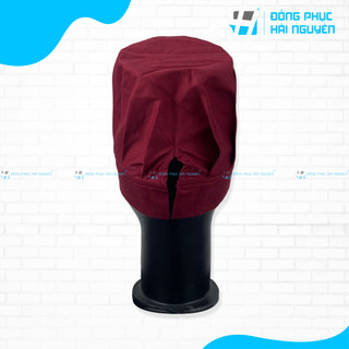 Nón đầu bếp Đỏ Đô cao cấp dành cho Nam Nữ