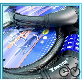 Khoá dây 4 số cao cấp cho xe đạp