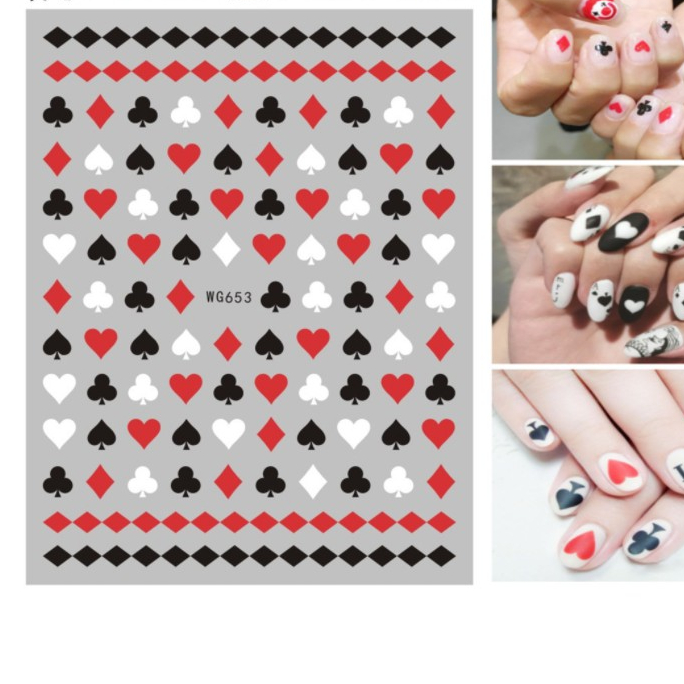 Sticker Lá Bài nhiều mẫu