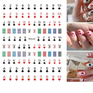 Sticker Lá Bài nhiều mẫu