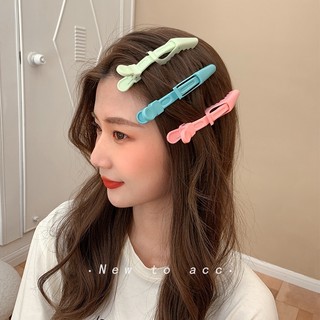 Kẹp mỏ vịt, kẹp chia tóc mỏ vịt cá sấu (Bộ 10 cái - Giao màu ngẫu nhiên)