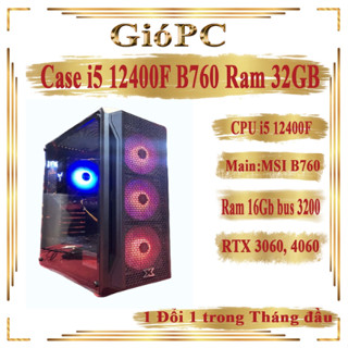 Bộ máy tính để bàn PC i5 12400F, Case máy tính i5 12400F Chiến Games làm đồ họa tầm cao