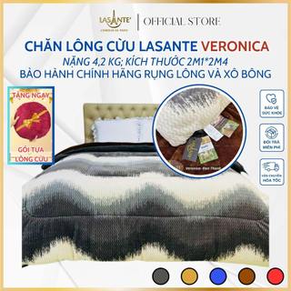 Chăn lông cừu từ len cừu hữu cơ Lasante's - Veronica sang trọng , ấm nhanh và hiện đại