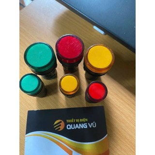 Đèn báo pha đỏ ,vàng ,xanh led phi 16 ,phi 22 điện áp 220v