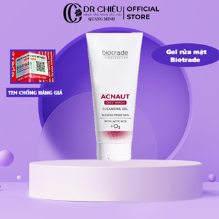  Sữa rửa mặt Biotrade Acnaut Oxy Wash Cleasing - Dành cho da mụn nhạy cảm dạng gel  50ml - 200ml  
