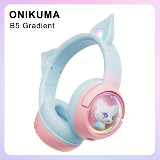 Tai Nghe ONIKUMA B5 Gradient 2.4G Wireless Bluetooth Có Đa Chế Độ, Đèn LED RGB - Hàng Chính Hãng