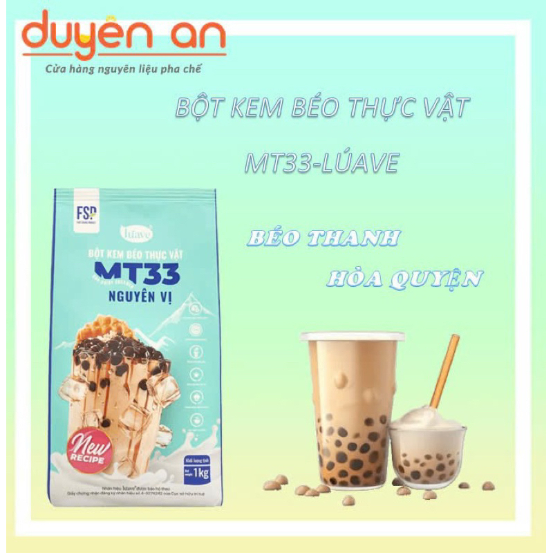 MT33- Bột kem béo thực vật MT33