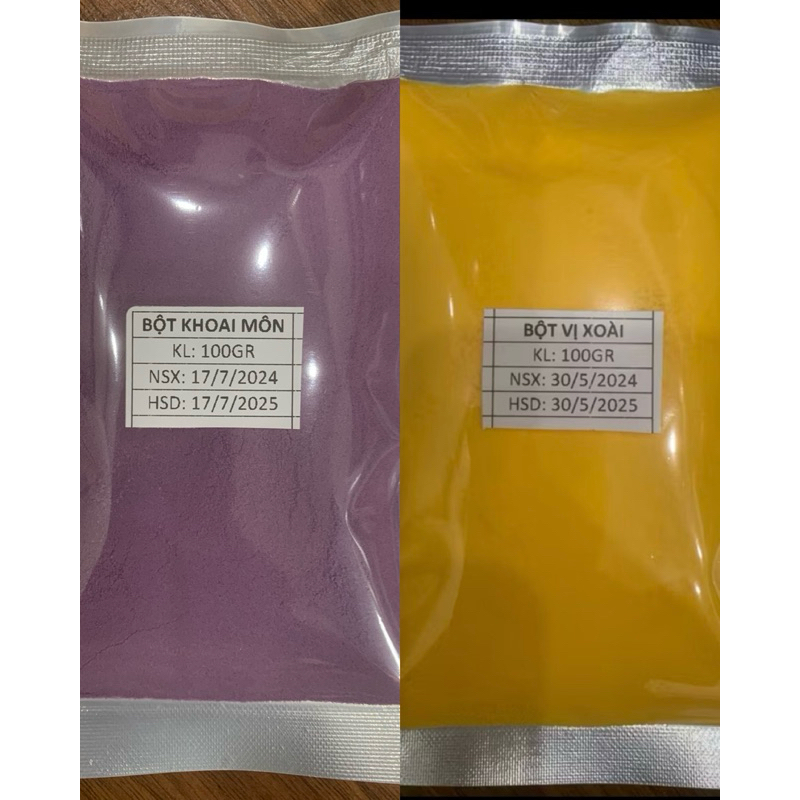 100gr Bột Khoai Môn , Xoài dùng thử