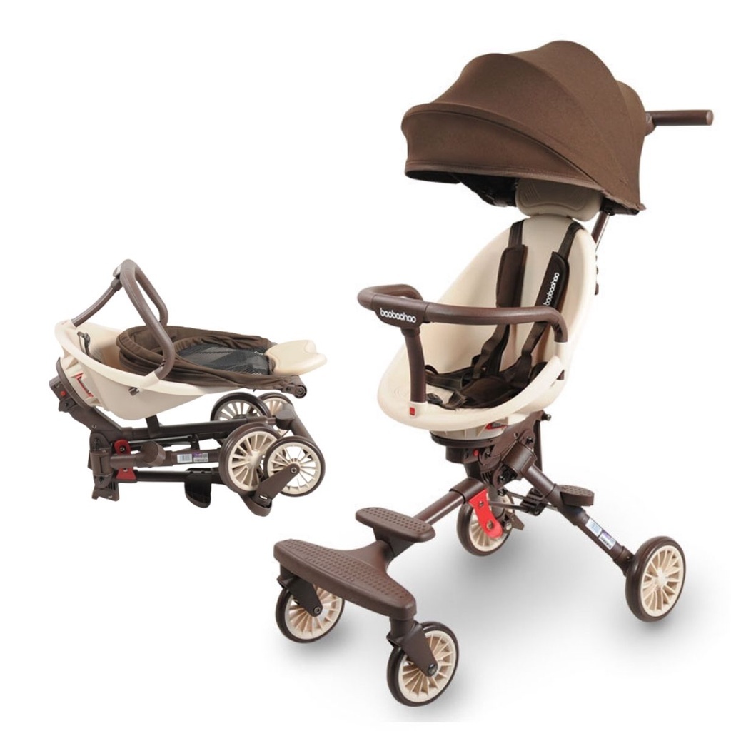 Xe đẩy gấp gọn cho bé V7 Baobaohao 2 chiều tiện lợi đi chơi, du lịch