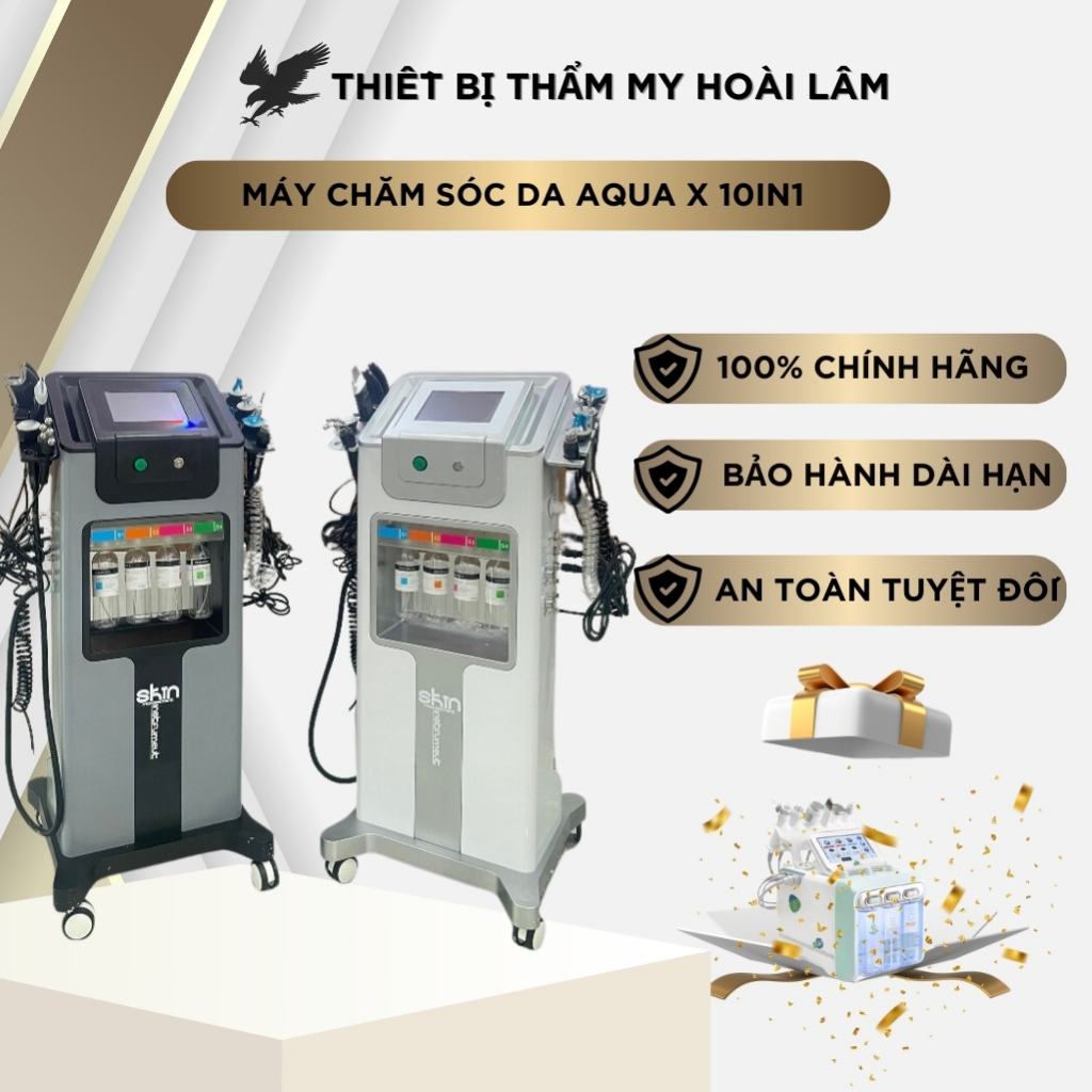 ( Kunbeobeo ) Máy chăm sóc da mặt 10in1 AquaSkin HK-AQ2