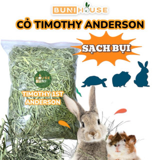 Cỏ Timothy xanh thơm sạch bụi thức ăn cho Thỏ Bọ ú Chinchilla Rùa cạn - Timothy Hay 1st Super Premium Anderson Bunihouse